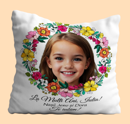 Perna personalizata cu fotografie, Cadou bunici, Cadou nași, Cadou familie, Cadou prieteni, Cadou aniversare, Te iubim